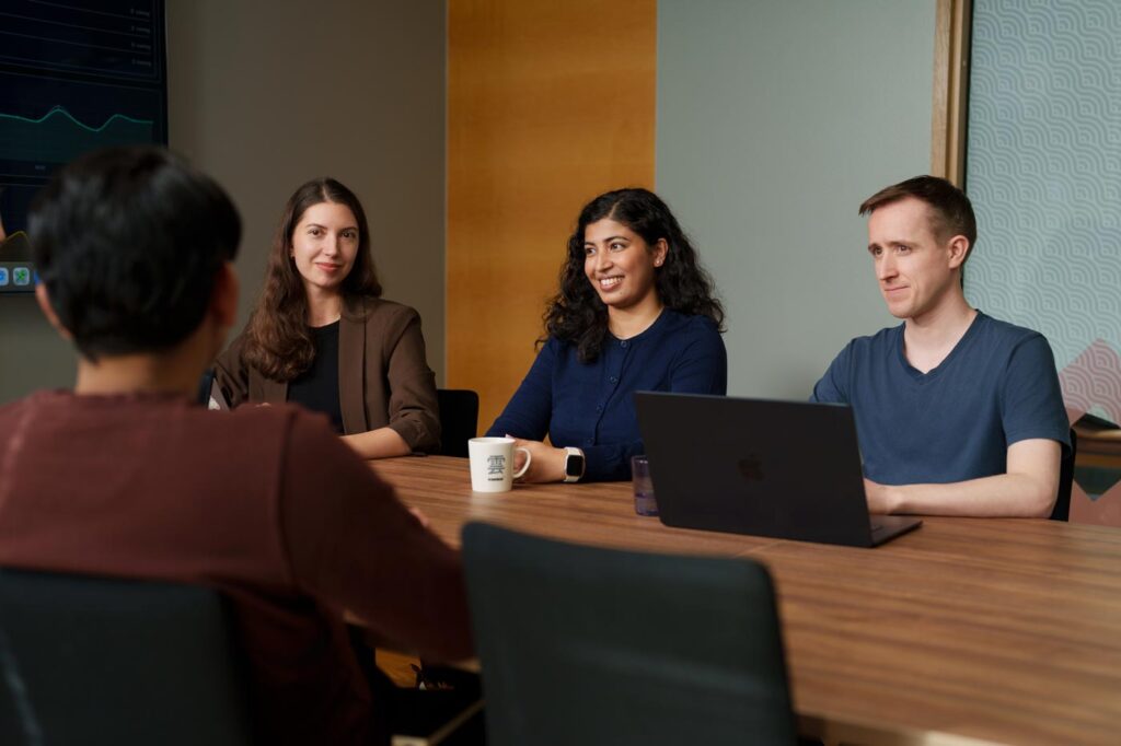 People of Kumorion meeting with partners